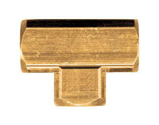 Fairview Brass Tee;1/8 FPT;Xtruded X101-A | RogueFuel.ca