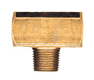 Fairview Brass Tee;1/4 FPTx1/4 FPTx1/4 MPT;Xtruded X106-B | RogueFuel.ca