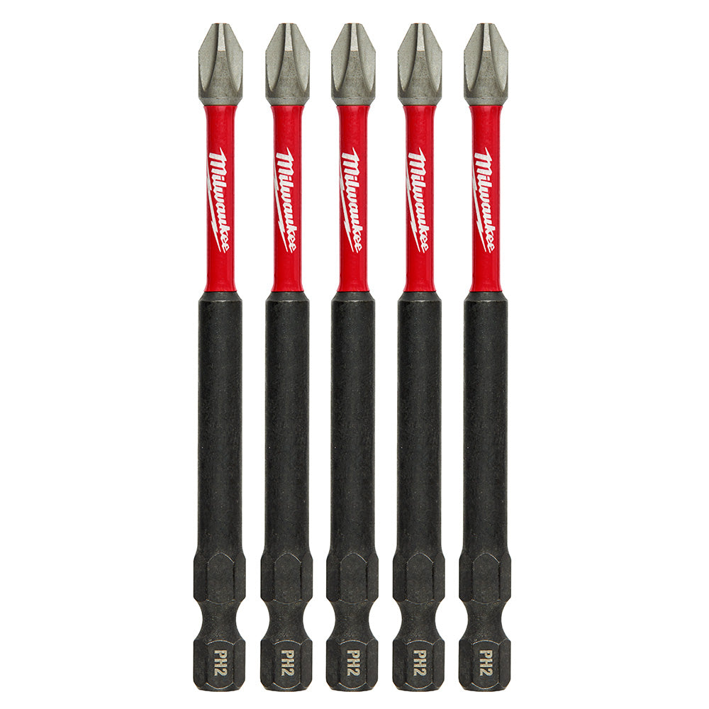 Milwaukee Electric 5Pk 3-1/2" Pwrench Bit Ph2 - MLW-48-32-4564 | MFVCanada.com