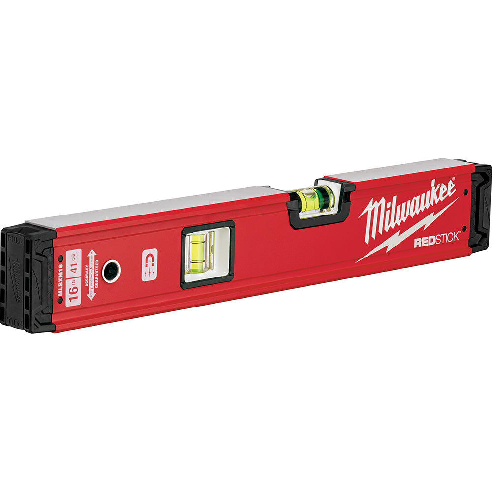 Milwaukee Electric 16" Redstick Magnetic Box Level - MLW-MLBXM16 | MFVCanada.com