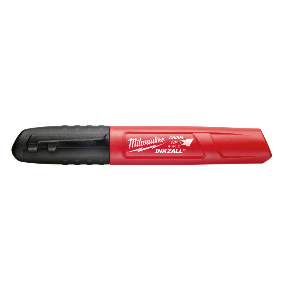Milwaukee Electric (36) Black Chisel Tip Markers - MLW-48-22-3130 | MFVCanada.com