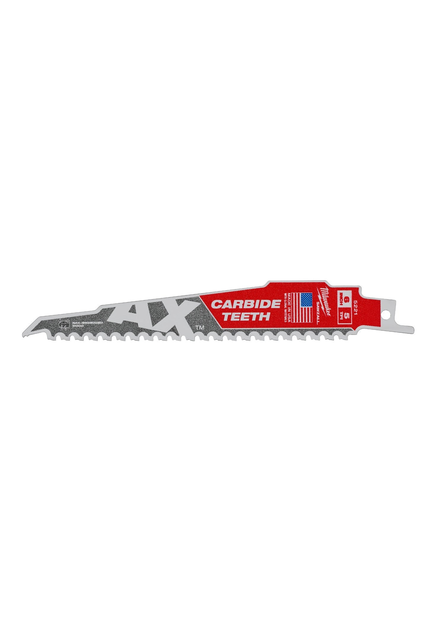 Milwaukee Electric Blade 5T 6L Carbide Ax 1Pk - MLW-48-00-5221 | MFVCanada.com