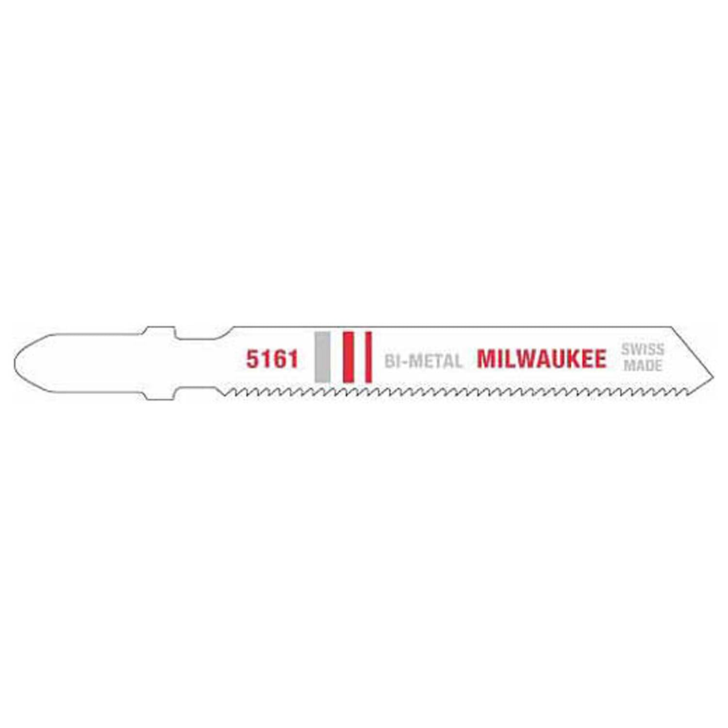 Milwaukee Electric Jig Saw Blade, 3" X 24 Tpi, Metal Cutting, Bi-Metal, T-Shank, Pack Of 5 - MLW-48-42-5161 | MFVCanada.com