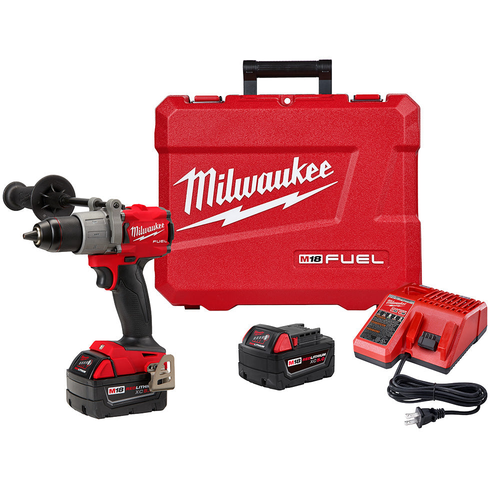 Milwaukee Electric M18 Fuel 1/2" Hammer Drill Kit - MLW-2904-22 | MFVCanada.com