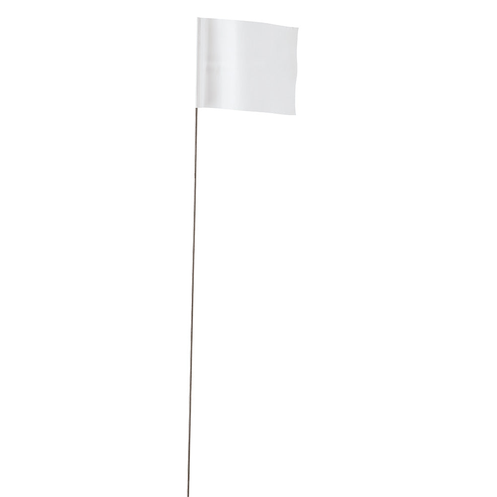 Milwaukee Electric (5) 100Pk White Stake Flags - MLW-78-006 | MFVCanada.com