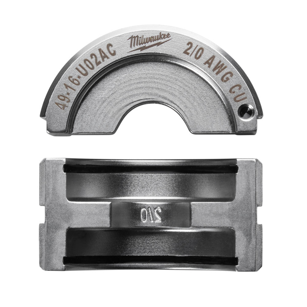 Milwaukee Electric 2/0 Copenper U Style Die - MLW-49-16-U02AC | MFVCanada.com