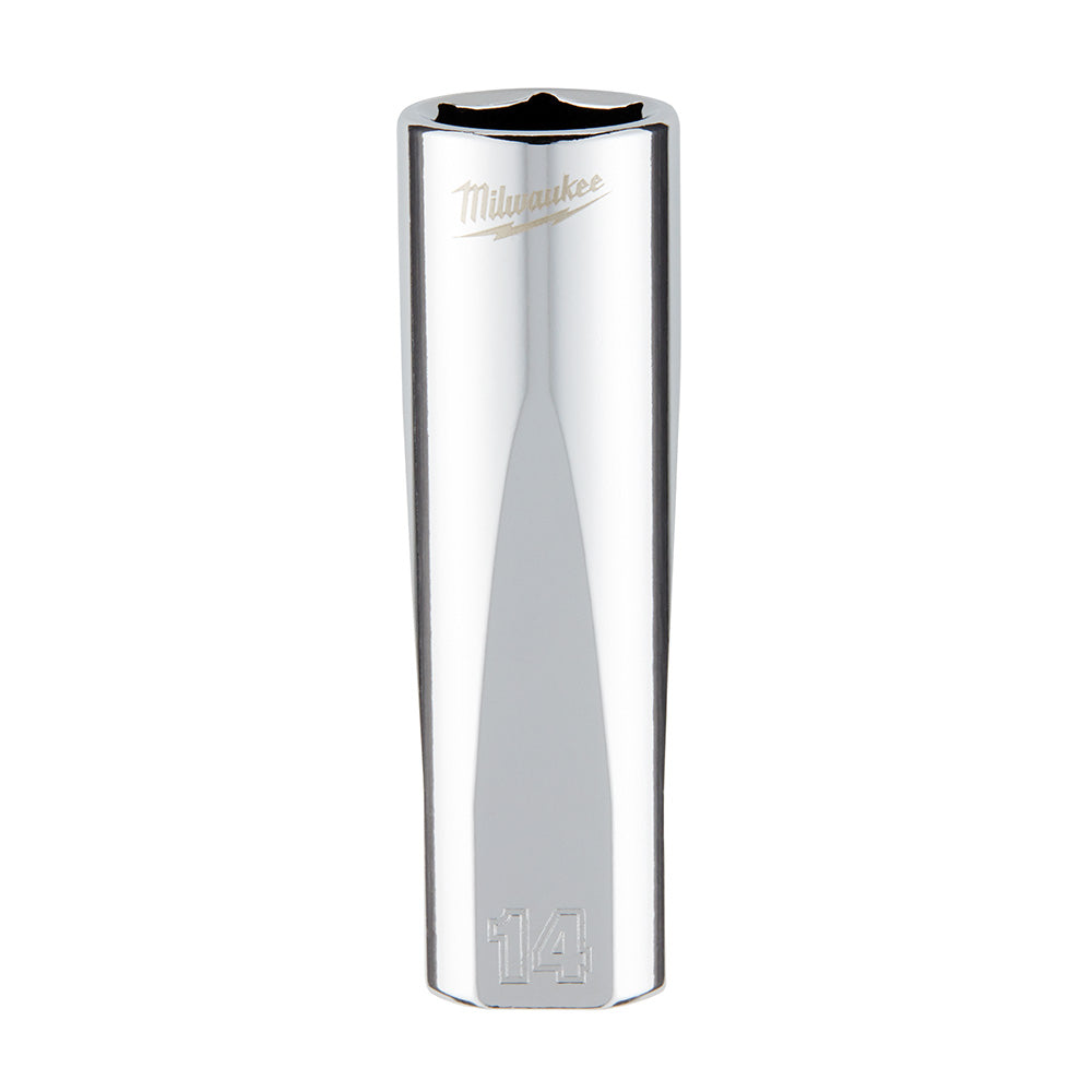 Milwaukee Electric 3/8" Drive 14Mm Socket - Deep - MLW-45-34-0014 | MFVCanada.com