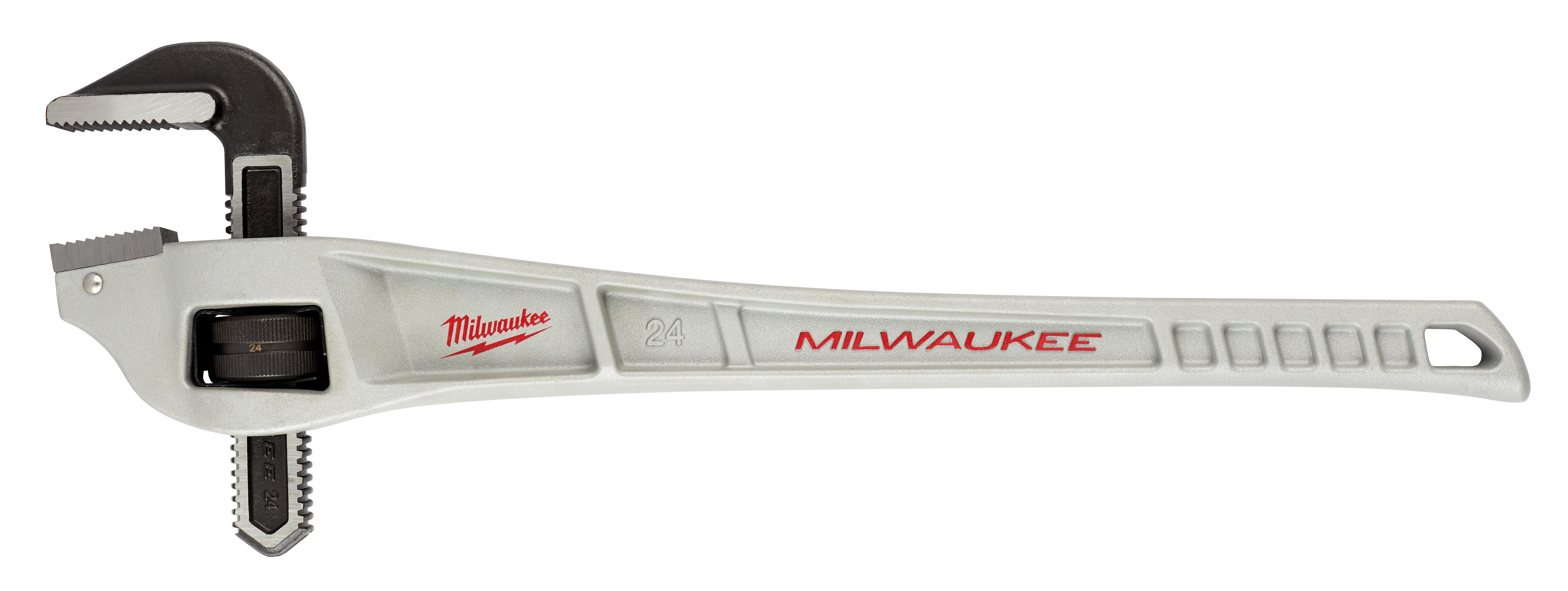 Milwaukee Electric 24" Aluminum Offset Head Pip Wrench, 3" Capacity - MLW-48-22-7182 | MFVCanada.com