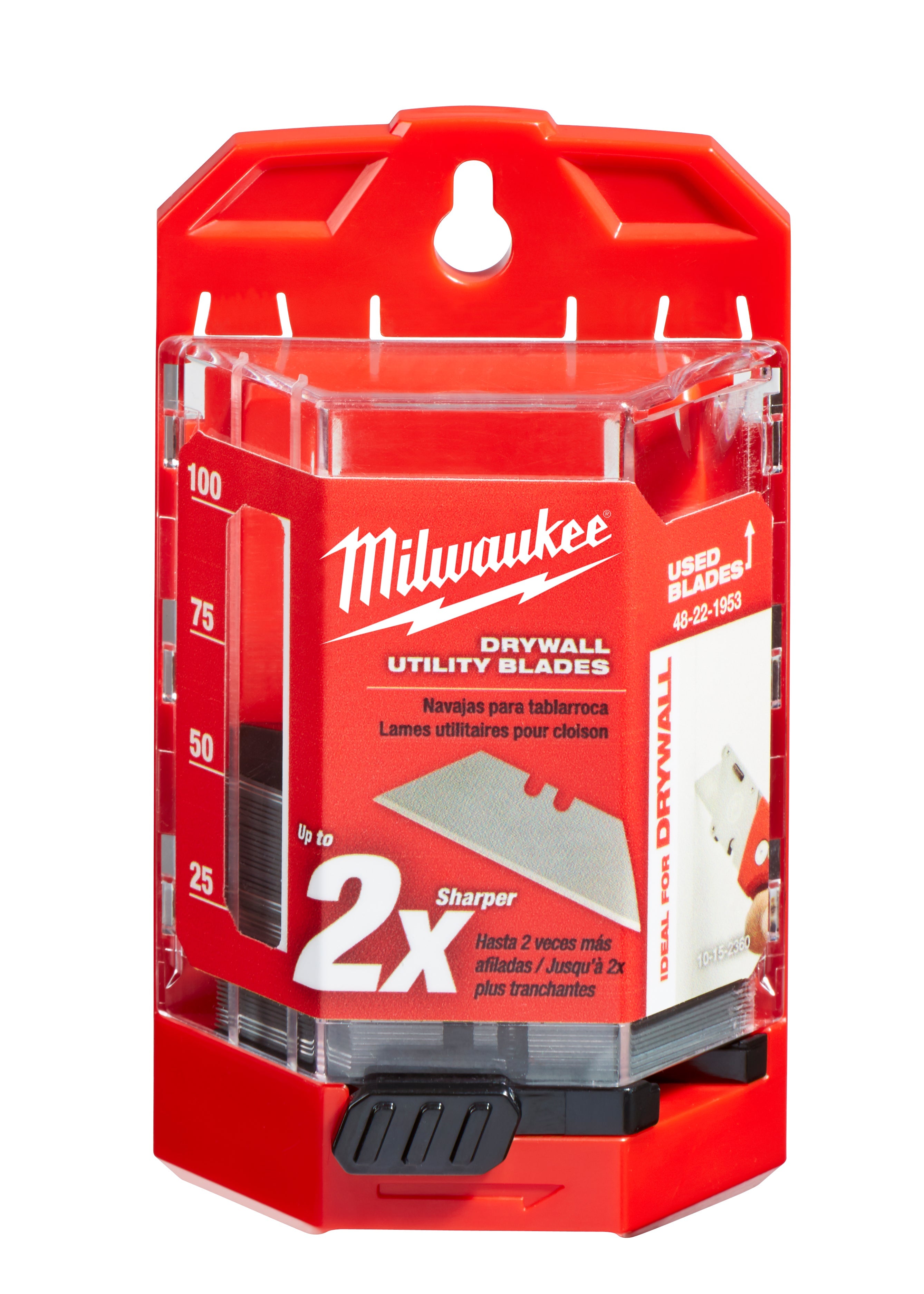 Milwaukee Electric 50Pk Drywall Utility Blades - MLW-48-22-1953 | MFVCanada.com