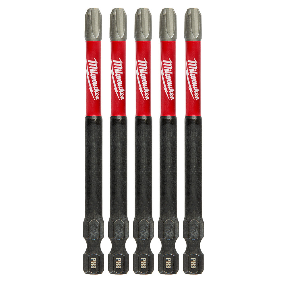 Milwaukee Electric (6) 5Pk 3-1/2" Pwrench Bit Ph3 - MLW-48-32-4566 | MFVCanada.com