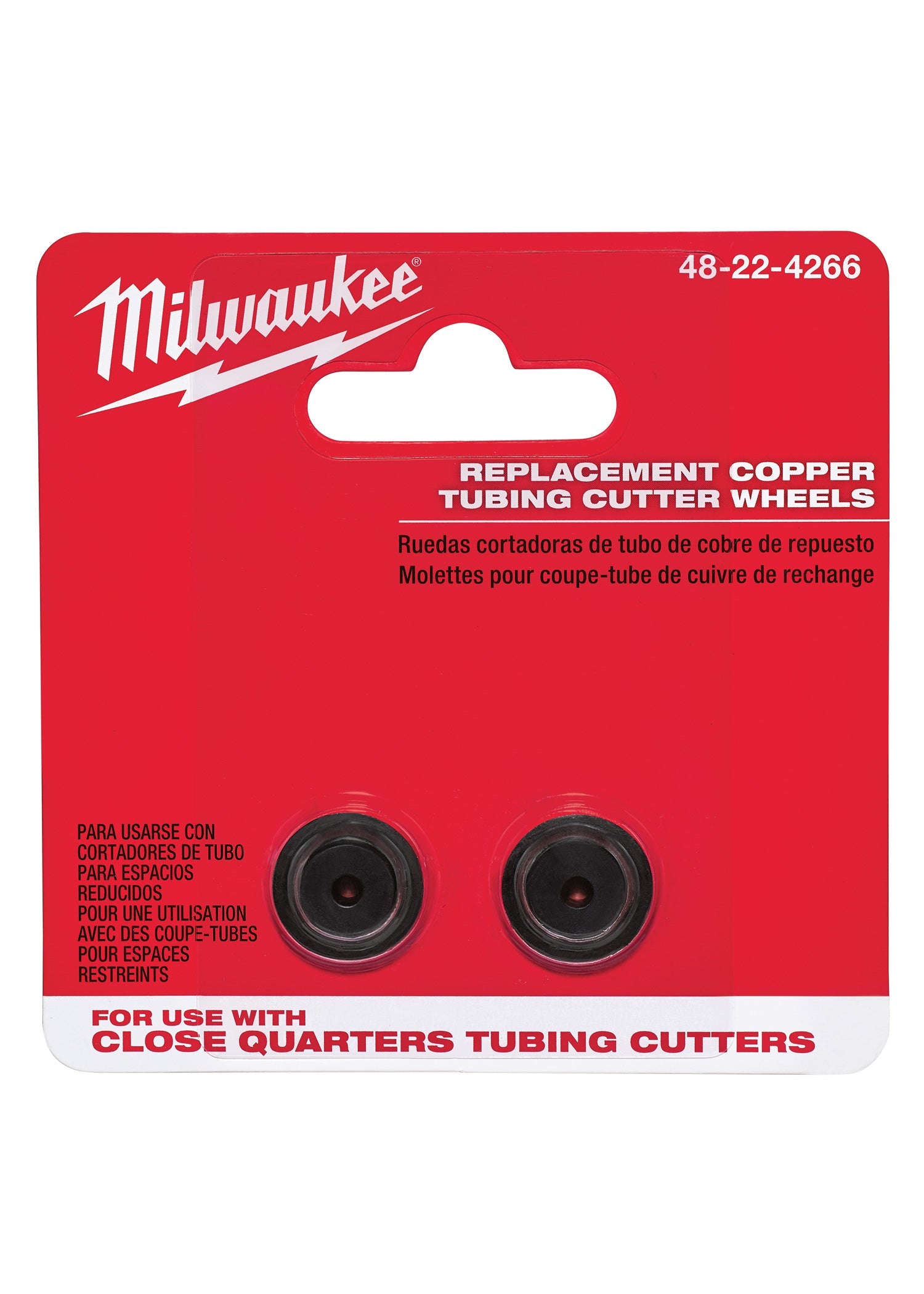 Milwaukee Electric 2Pk Replacement Wheel - MLW-48-22-4266 | MFVCanada.com