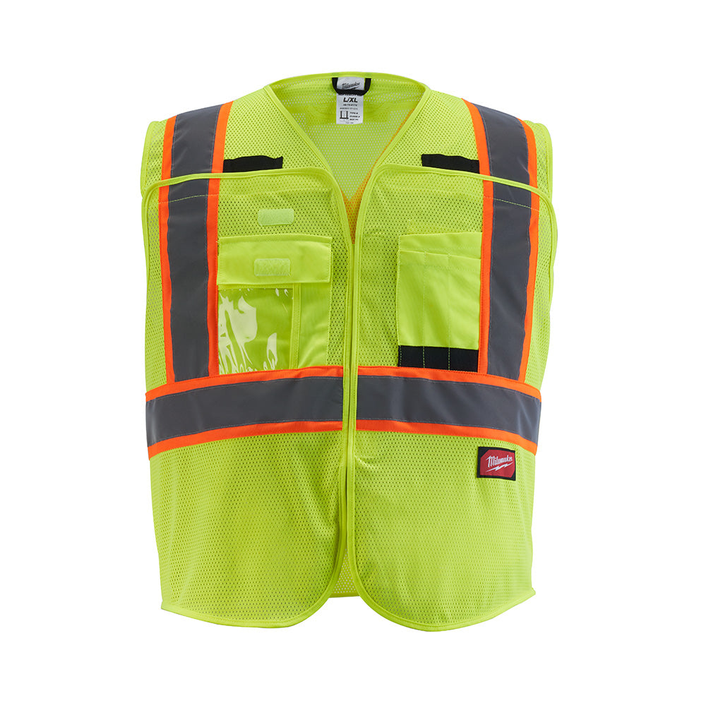 Milwaukee Electric Yellow Breakaway Vest-Csa - 4Xl/5Xl - MLW-48-73-5174 | MFVCanada.com