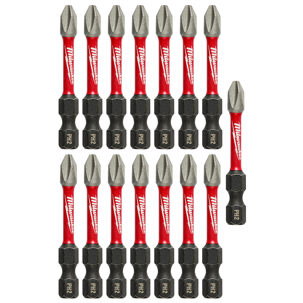 Milwaukee Electric (5) 15Pk 2" Pwrench Bit Ph2 Tictac - MLW-48-32-5004 | MFVCanada.com