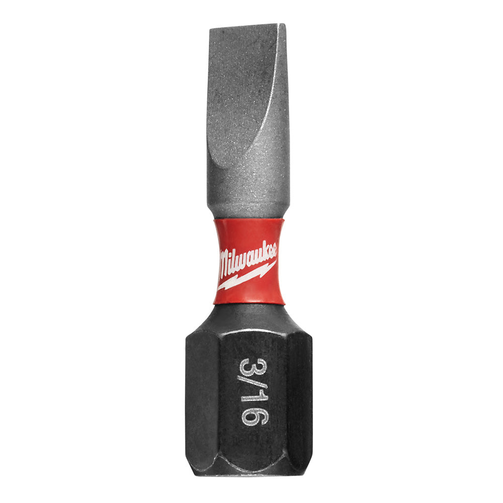 Milwaukee Electric 1In Insert Bit Sl 3/16 25Pk - MLW-48-32-4117 | MFVCanada.com