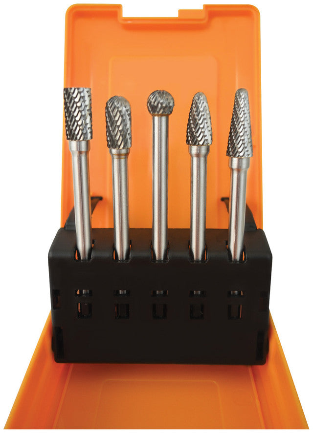 ASTRO PNEUMATIC - 5-Pc Long Double Cut Carbide Burr Set - AST-2185 | MFVCanada.com