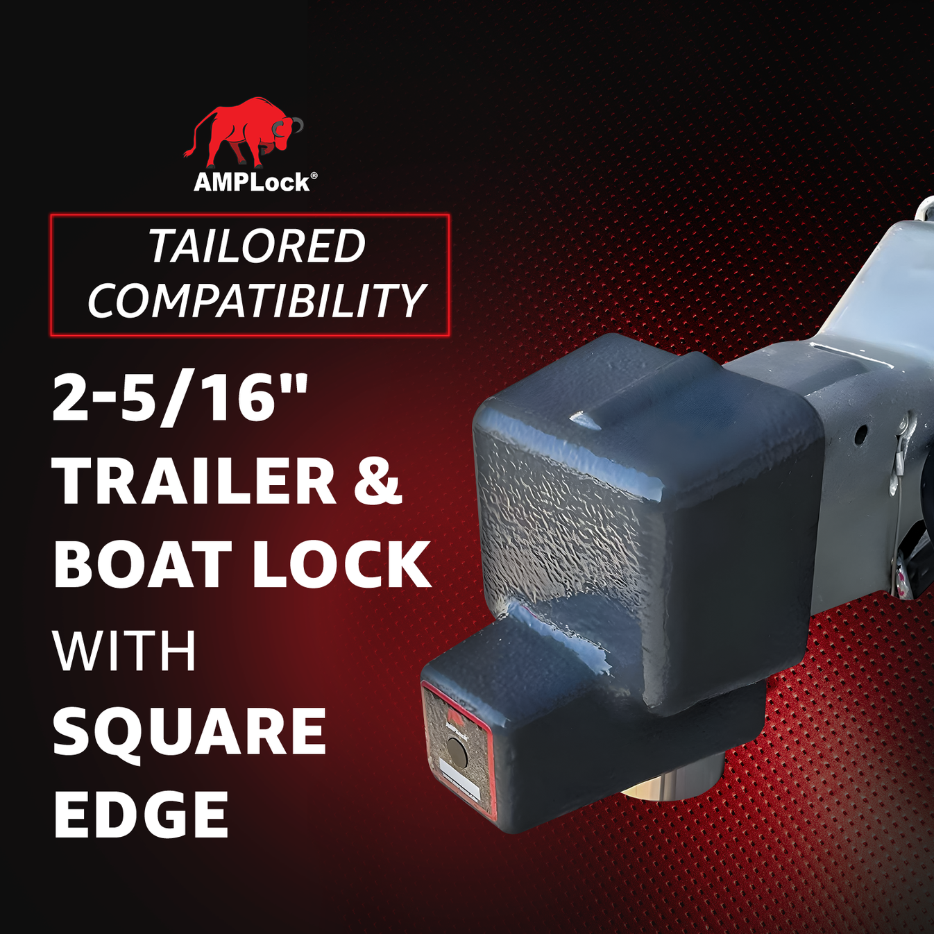AMPLock Ball Coupler Lock Square Edge Design - BRU-2516 | MFVCanada.com