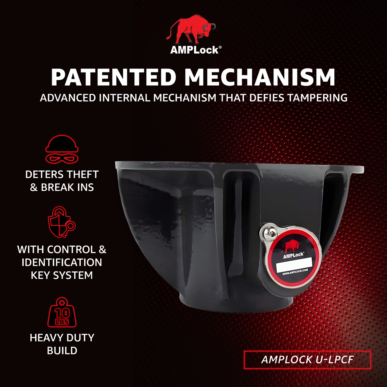 AMPLock Kingpin Lock Heavy Duty - LPC-VR | MFVCanada.com