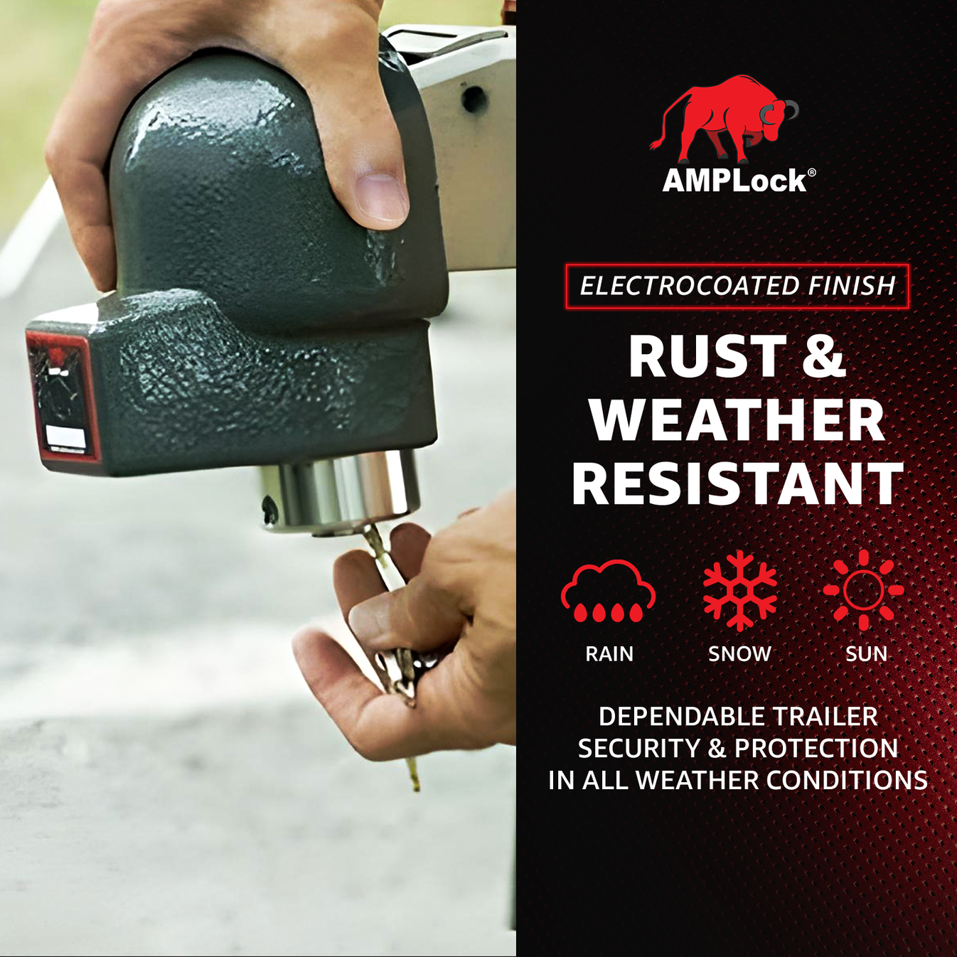 AMPLock Ball Coupler Lock No Lip Design - BRA-2516 | MFVCanada.com
