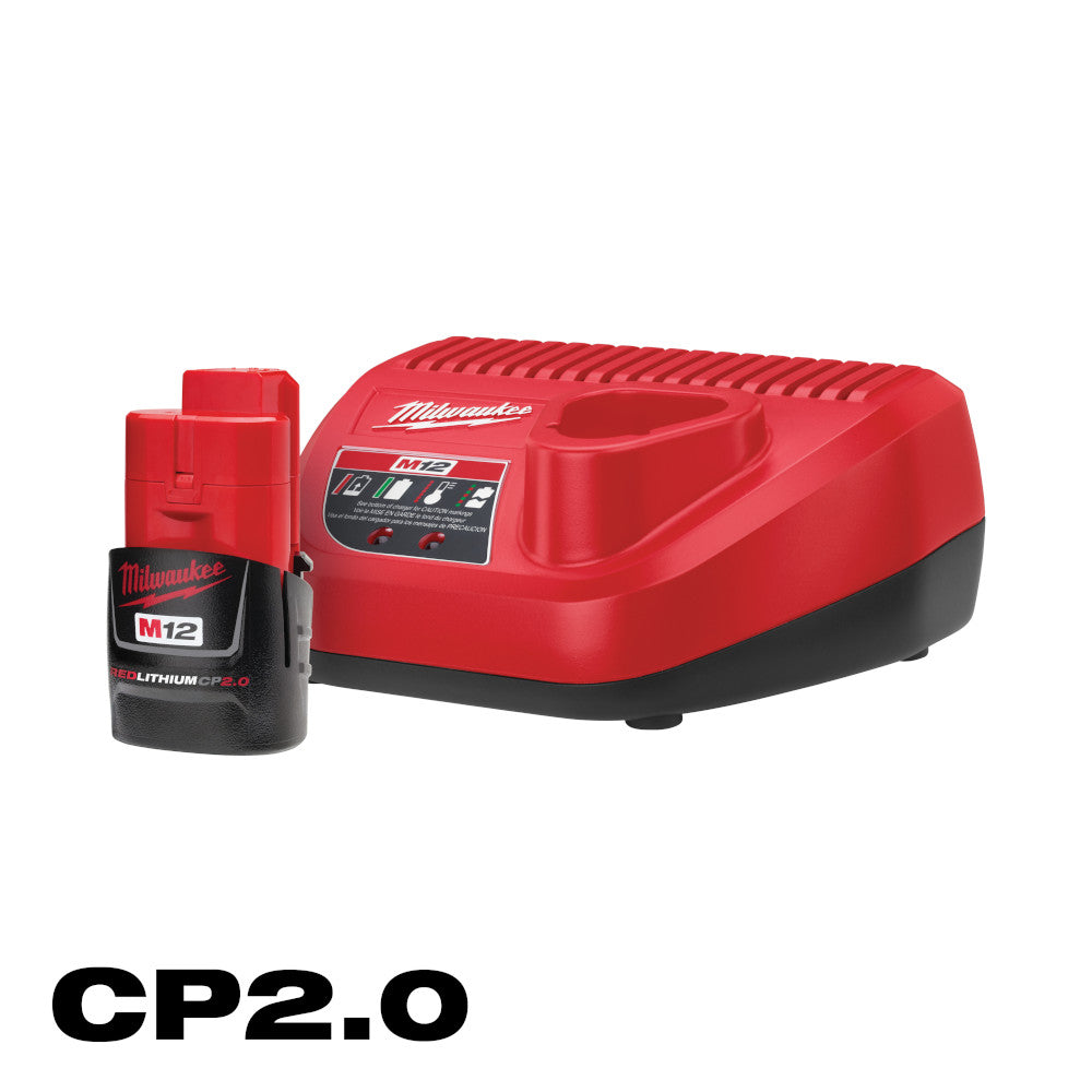 Milwaukee Electric M12 Cp2.0 Starter Kit - MLW-48-59-2420 | MFVCanada.com