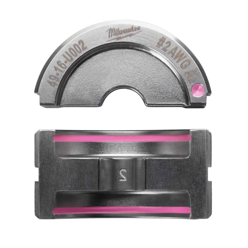 Milwaukee Electric #2 Aluminum U Style Die - MLW-49-16-U002 | MFVCanada.com