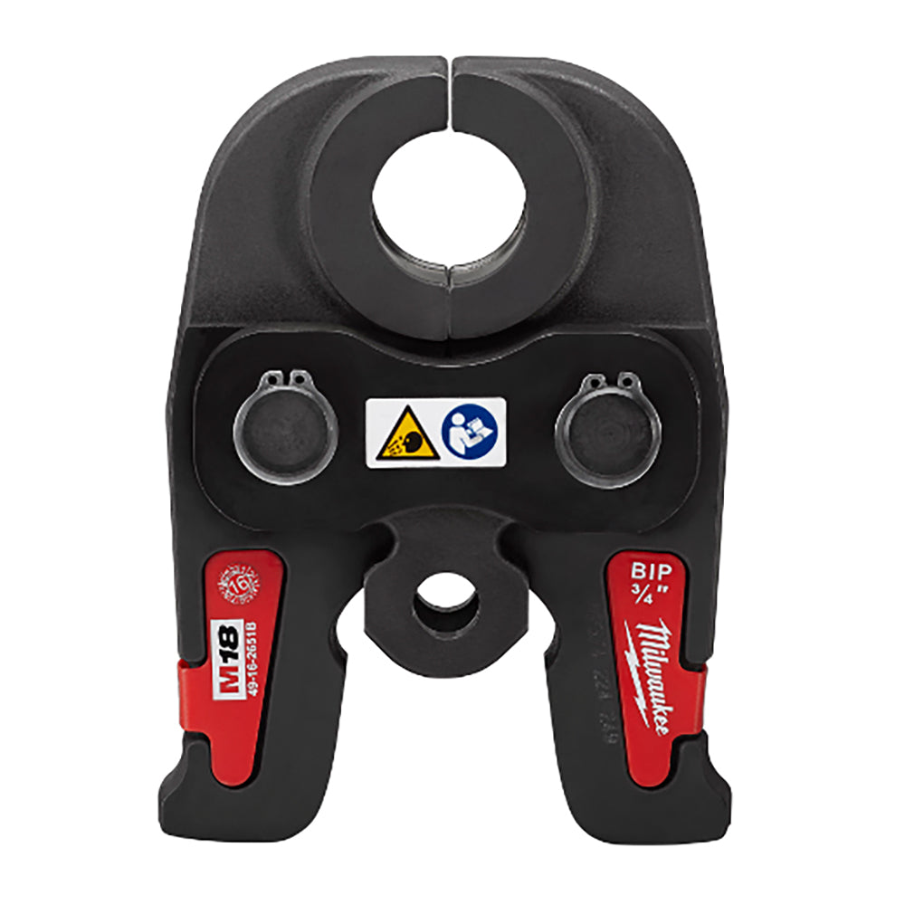 Milwaukee Electric M18 3/4" Black Iron Press Jaw - MLW-49-16-2651B | MFVCanada.com