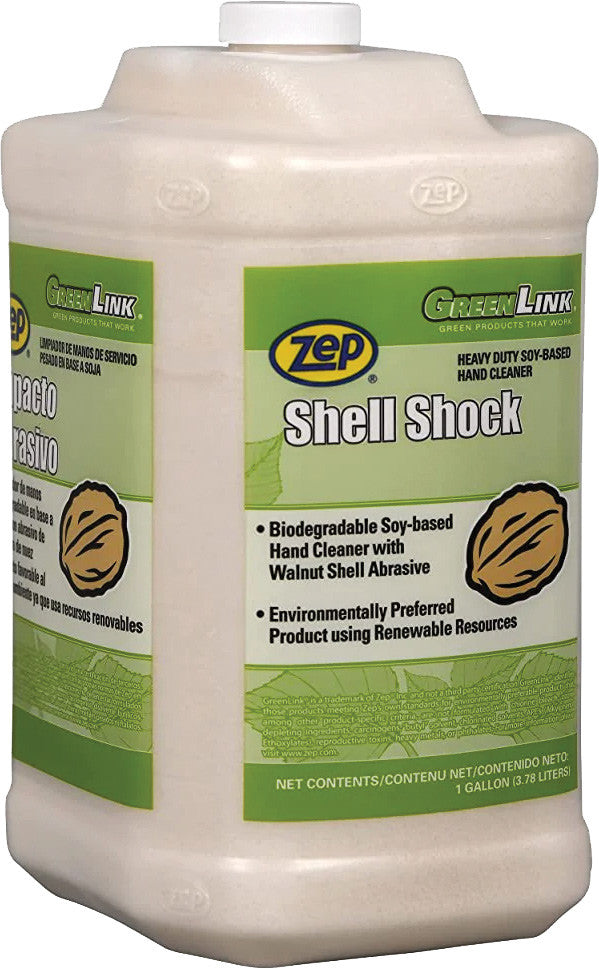 Zep Shell Shock Hand Cleaner – Walnut Shell Scrubs Away Dirt And Grime – 1 Gallon - ZEP-318524 | MFVCanada.com