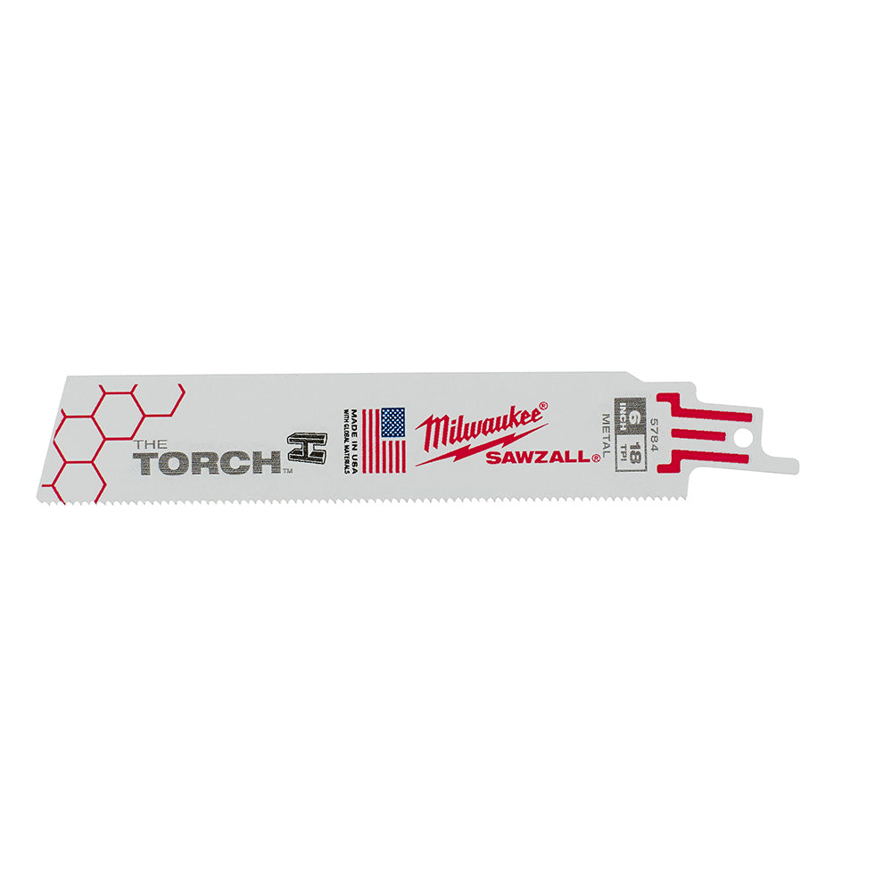 Milwaukee Electric Blade 18T 6L Torch 5Pk - MLW-48-00-5784 | MFVCanada.com