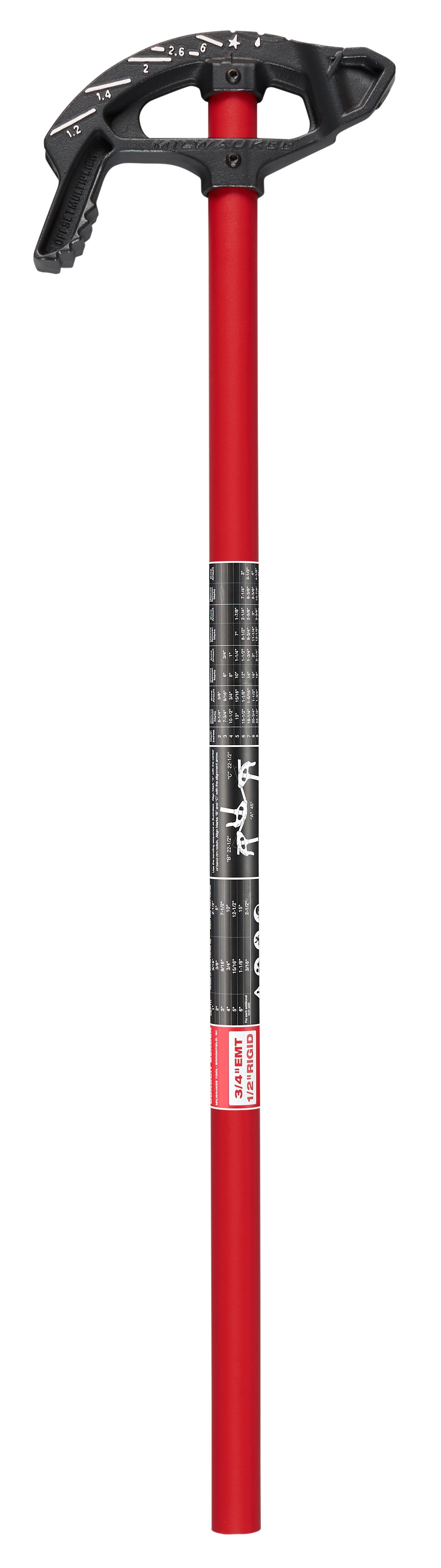 Milwaukee Electric 3/4" Iron Conduit Bender - 48-22-4081 - MLW-48-22-4081 | MFVCanada.com