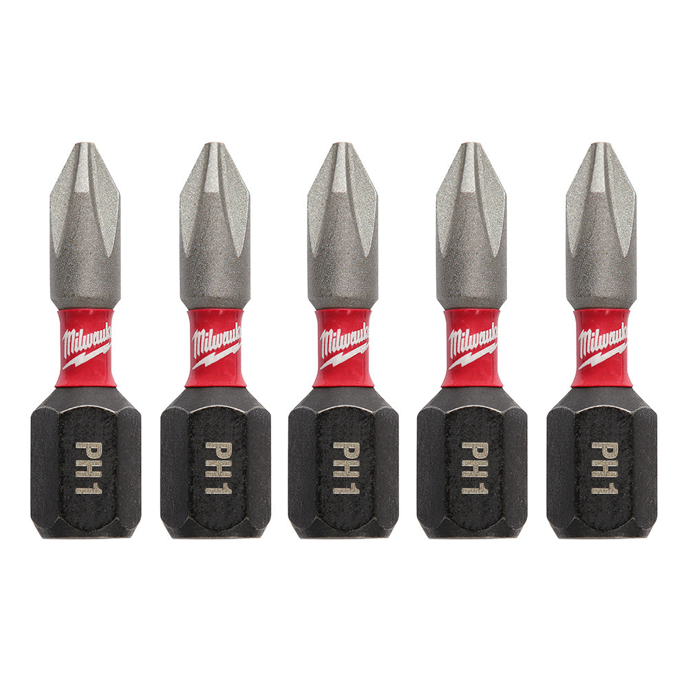 Milwaukee Electric 5Pk Insert Bit Ph1 - MLW-48-32-4661 | MFVCanada.com