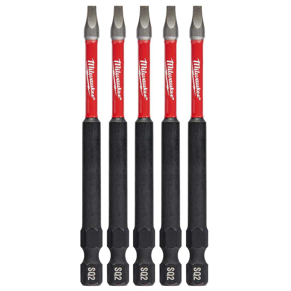 Milwaukee Electric 5Pk 3-1/2" Pwrench Bit Sq2 - MLW-48-32-4574 | MFVCanada.com