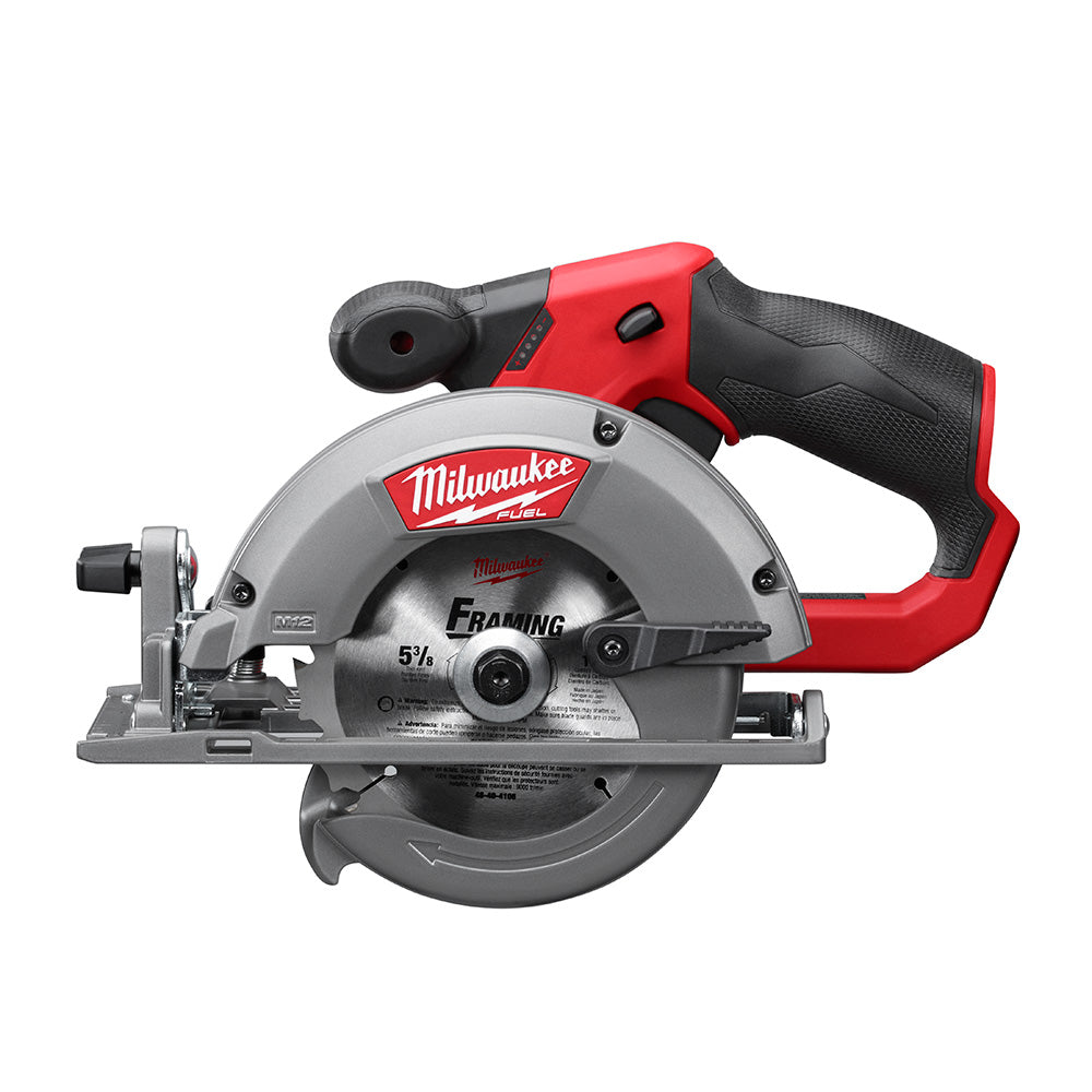 Milwaukee Electric 12V M12 Fuel 5-3/8" Circular Saw (Tool Only), 1-5/8" Cut Capacity - MLW-2530-20 | MFVCanada.com