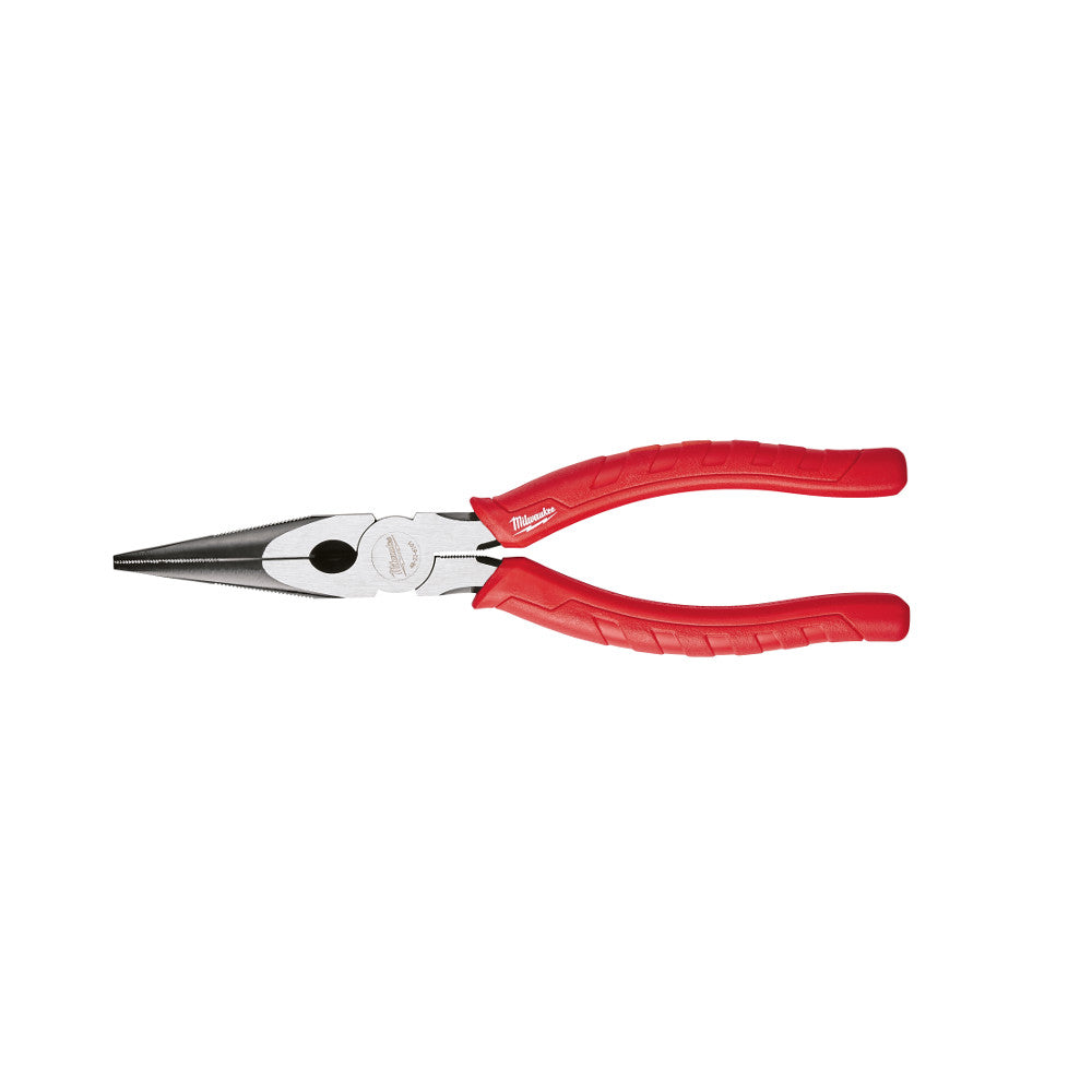 Milwaukee Electric 8" Comfort Grip Long Nose Pliers - MLW-48-22-6101 | MFVCanada.com