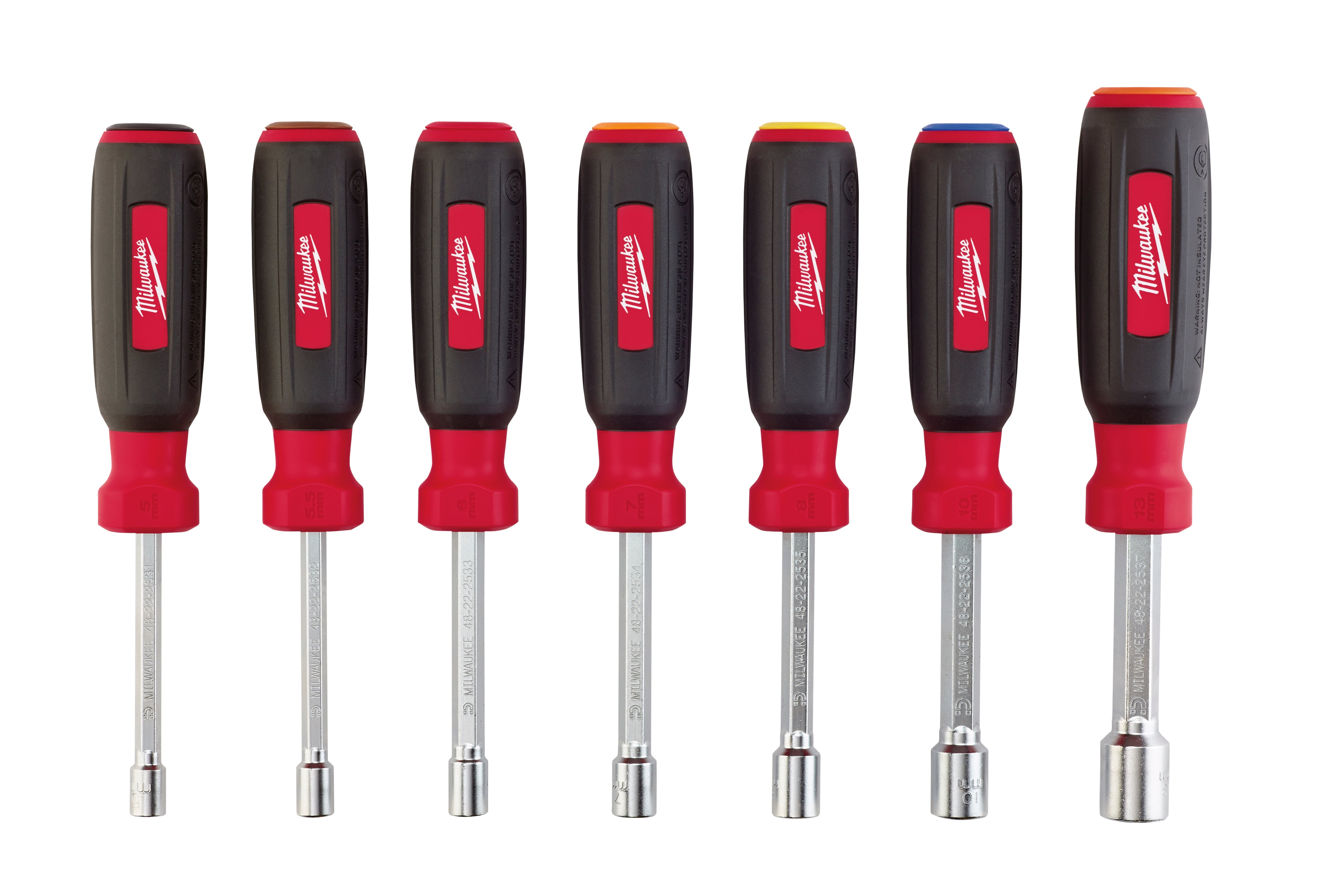Milwaukee Electric 7Pc Mag Metric Nut Driver Set - MLW-48-22-2517 | MFVCanada.com
