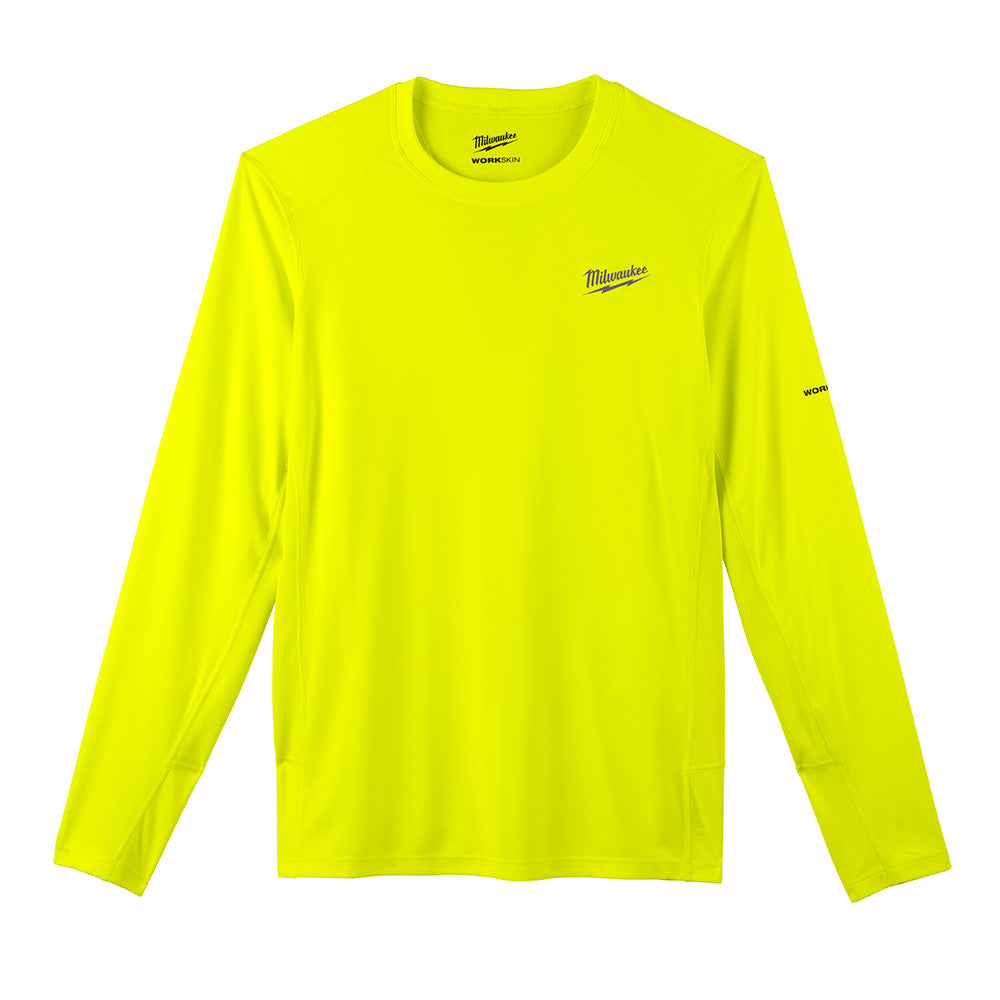 Milwaukee Electric Workskin Light Ls Shirt - Hi Vis S - MLW-415HV-S | MFVCanada.com