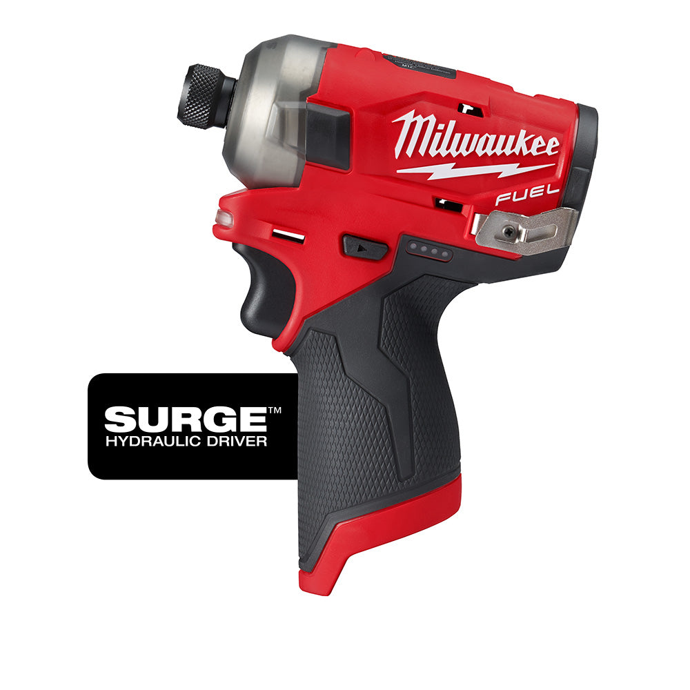 Milwaukee Electric M12 Fuel Surge 1/4 Hex Hydraulic Drv - MLW-2551-20 | MFVCanada.com