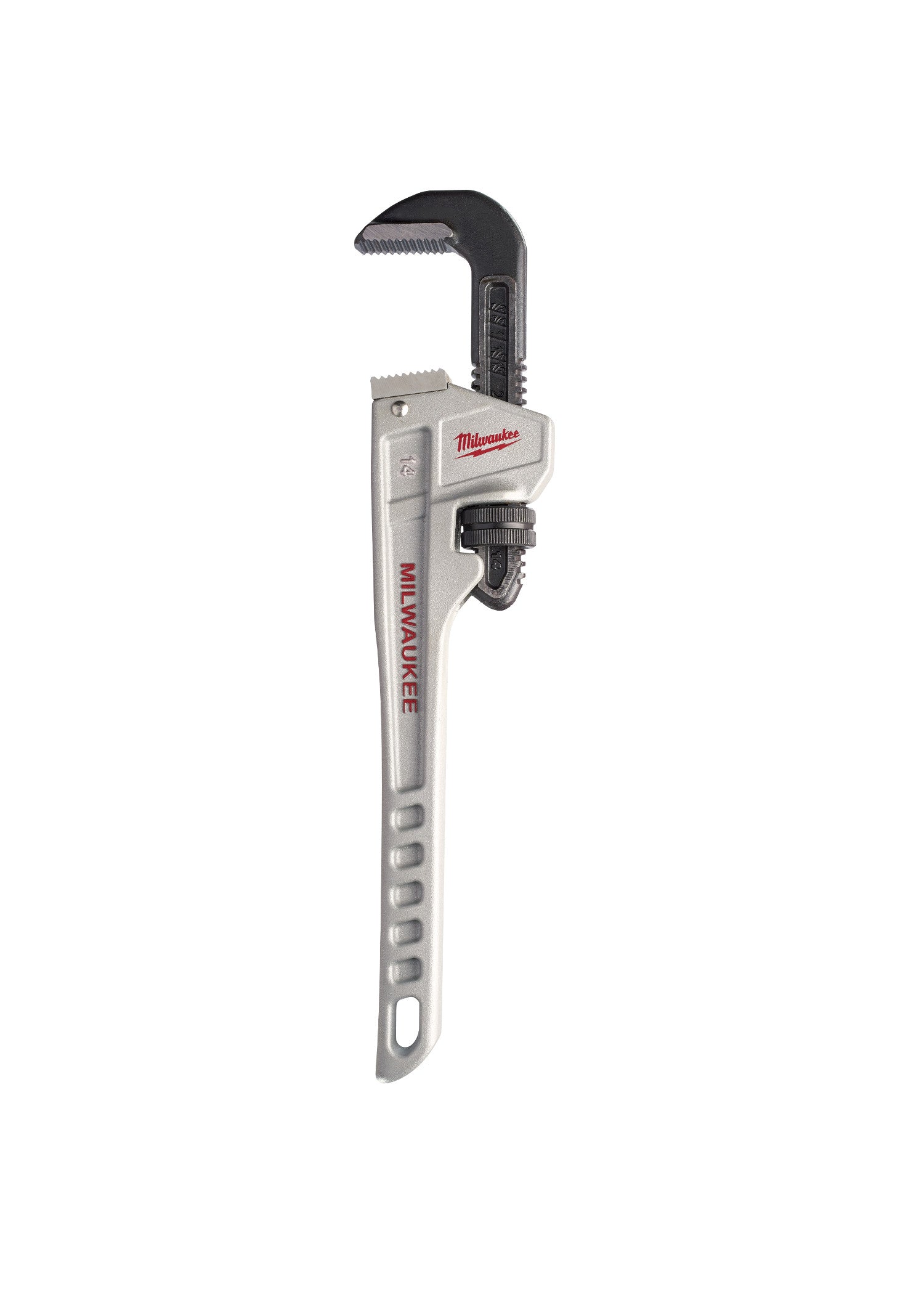 Milwaukee Electric 14" Aluminum Pipe Wrench, 2" Capacity - MLW-48-22-7214 | MFVCanada.com