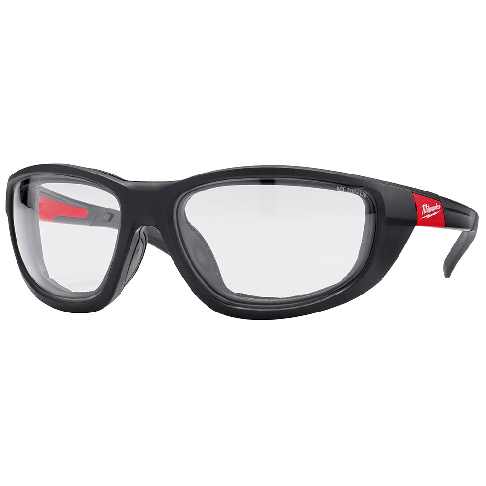 Milwaukee Electric Performance Safety Glasses W/ Removable Gasket, Fog-Free, Clear Lenses - MLW-48-73-2040 | MFVCanada.com