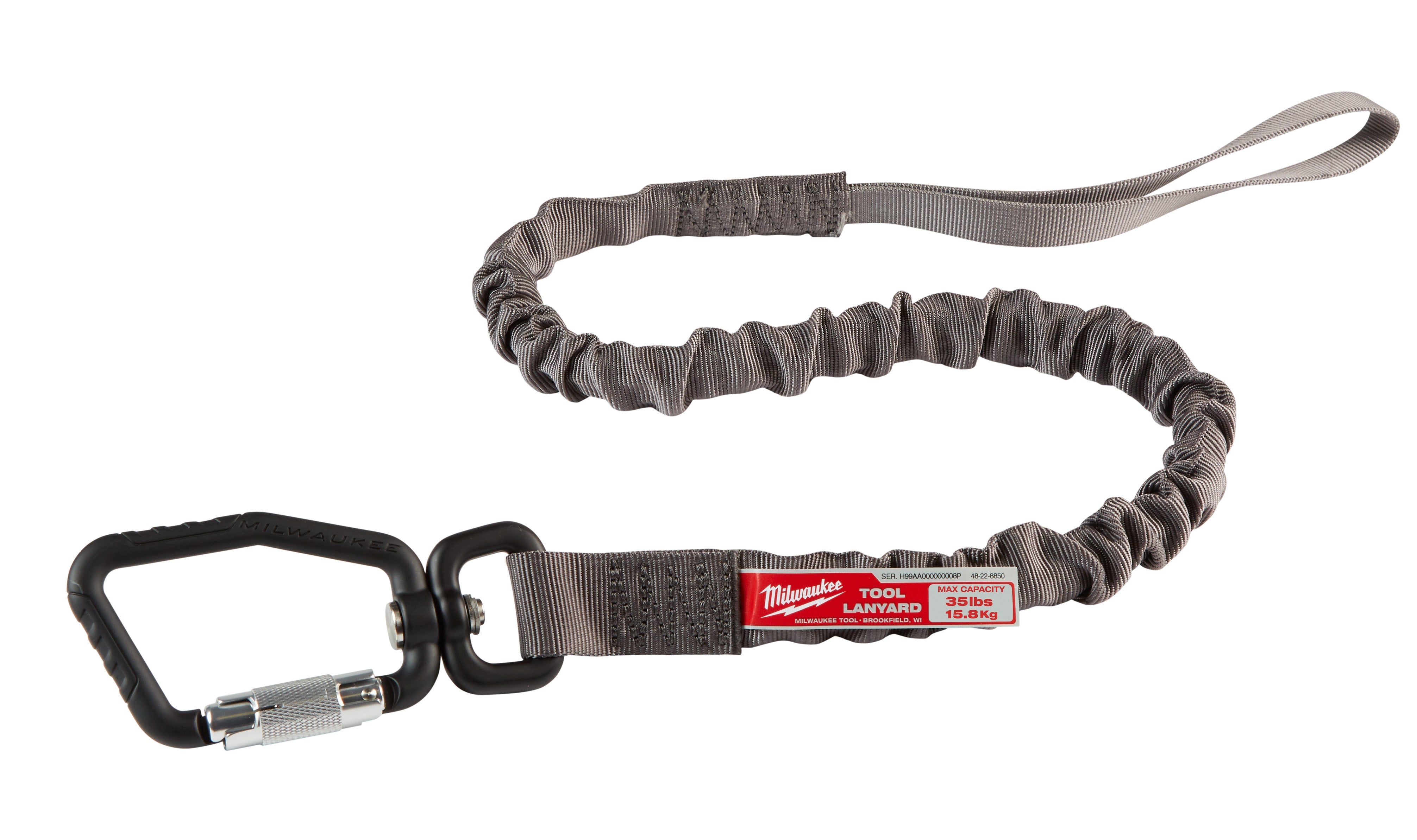 Milwaukee Electric 35Lbs Locking Lanyard - MLW-48-22-8850 | MFVCanada.com