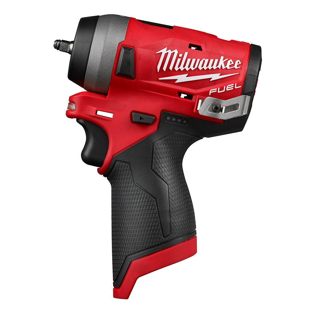 Milwaukee Electric 12V M12 Fuel 1/4" Stubby Impact Wrench (Tool Only), 100 Ft-Lbs - MLW-2552-20 | MFVCanada.com