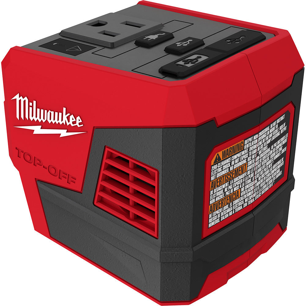 Milwaukee Electric M18 Topen-Off 175W Power Supply, (2) Usb Ports, (1) 120  Ac Plug - MLW-2846-20 | MFVCanada.com
