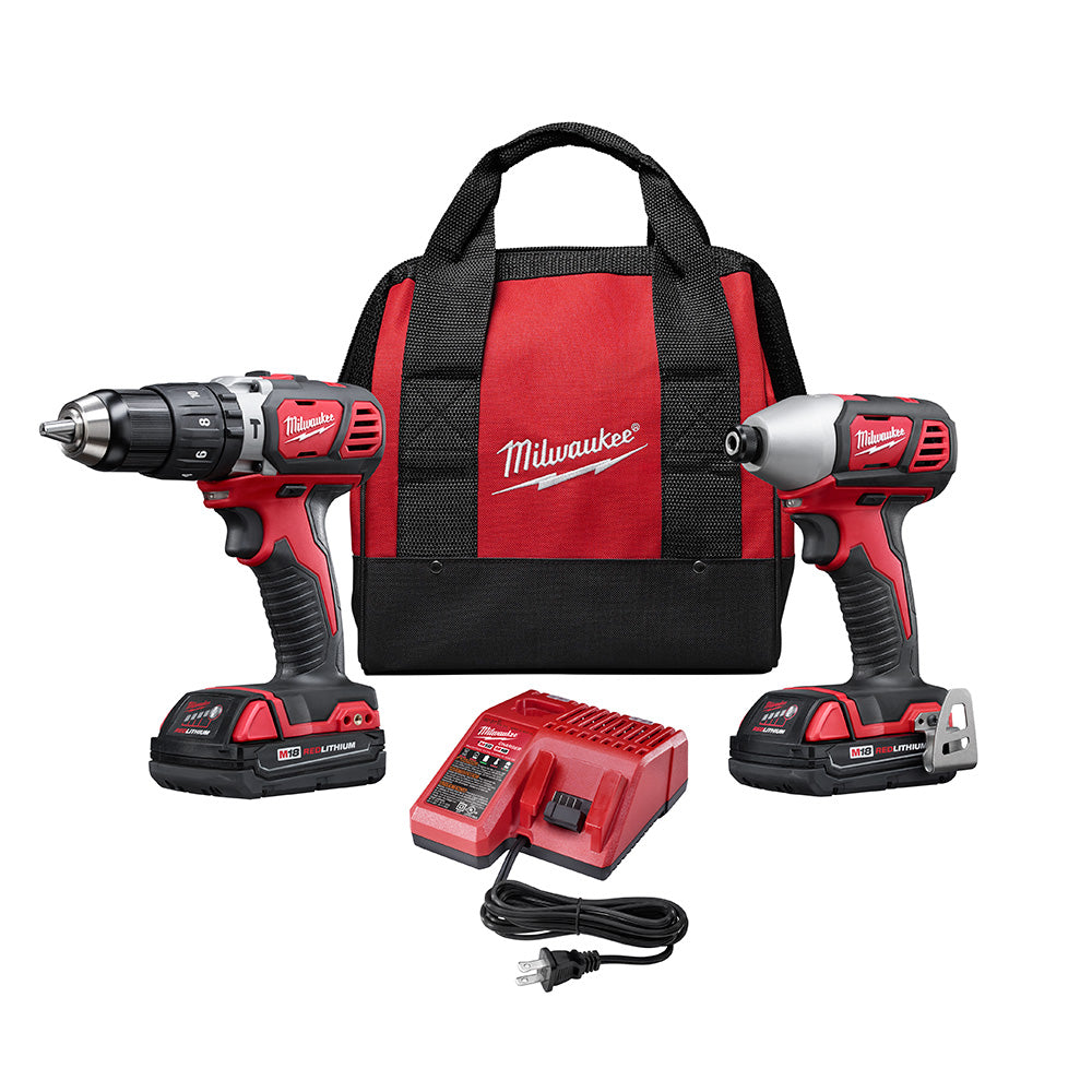 Milwaukee Electric M18 Hammer Drill W/Impact Dr - 2697-22Ct - MLW-2697-22CT | MFVCanada.com