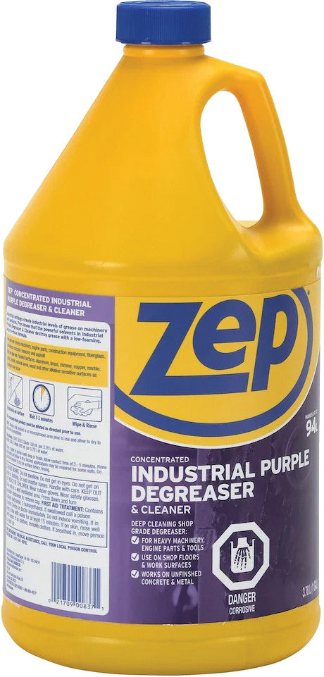 Industrial Purple Degreaser & Cleaner, Concentrated - 3.78 Ml Jug - ZEP-R45810C | MFVCanada.com