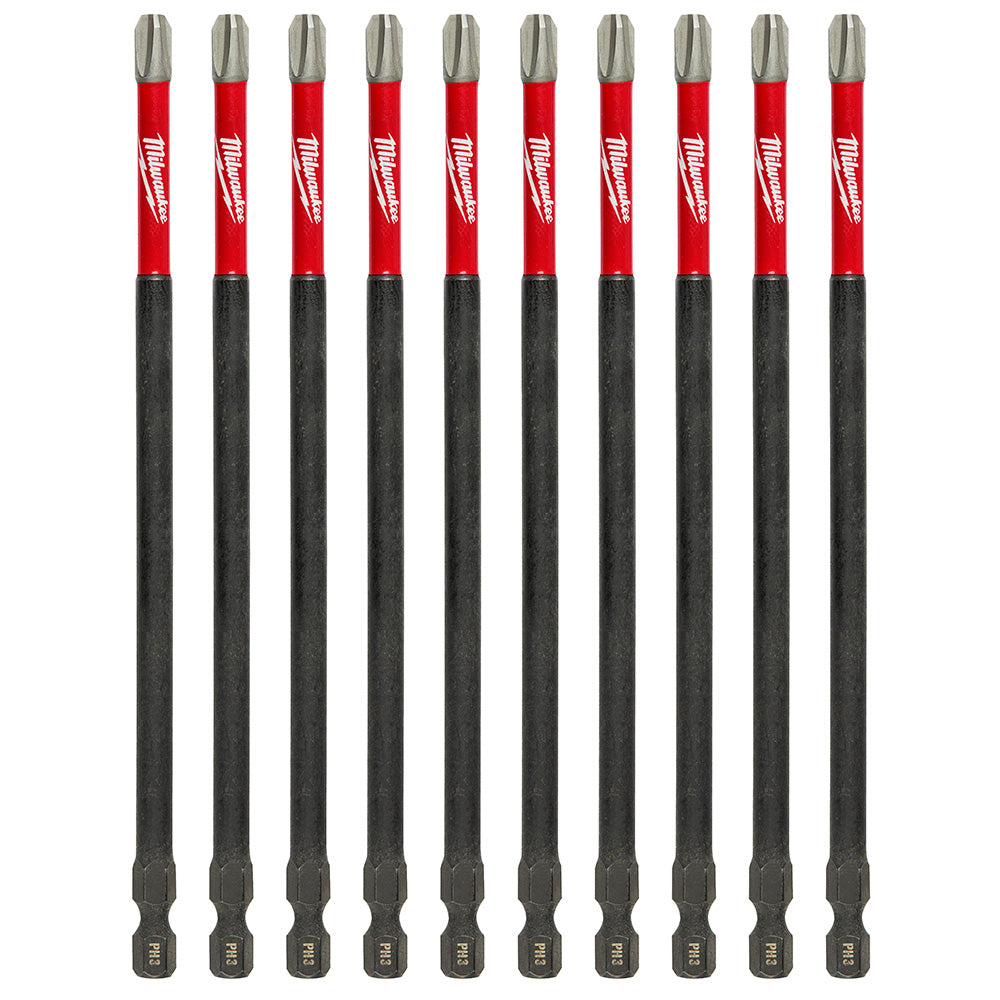 Milwaukee Electric 6" Power Bit Ph3 10Pk - MLW-48-32-4208 | MFVCanada.com