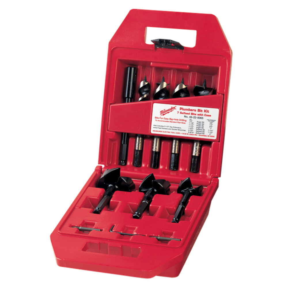 Milwaukee Electric Plumbers Sfb Bit Kit - MLW-49-22-0065 | MFVCanada.com