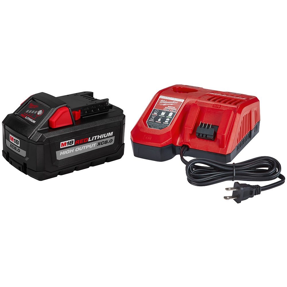 Milwaukee Electric M18 High Output Xc8.0 Starter Kit - MLW-48-59-1880 | MFVCanada.com