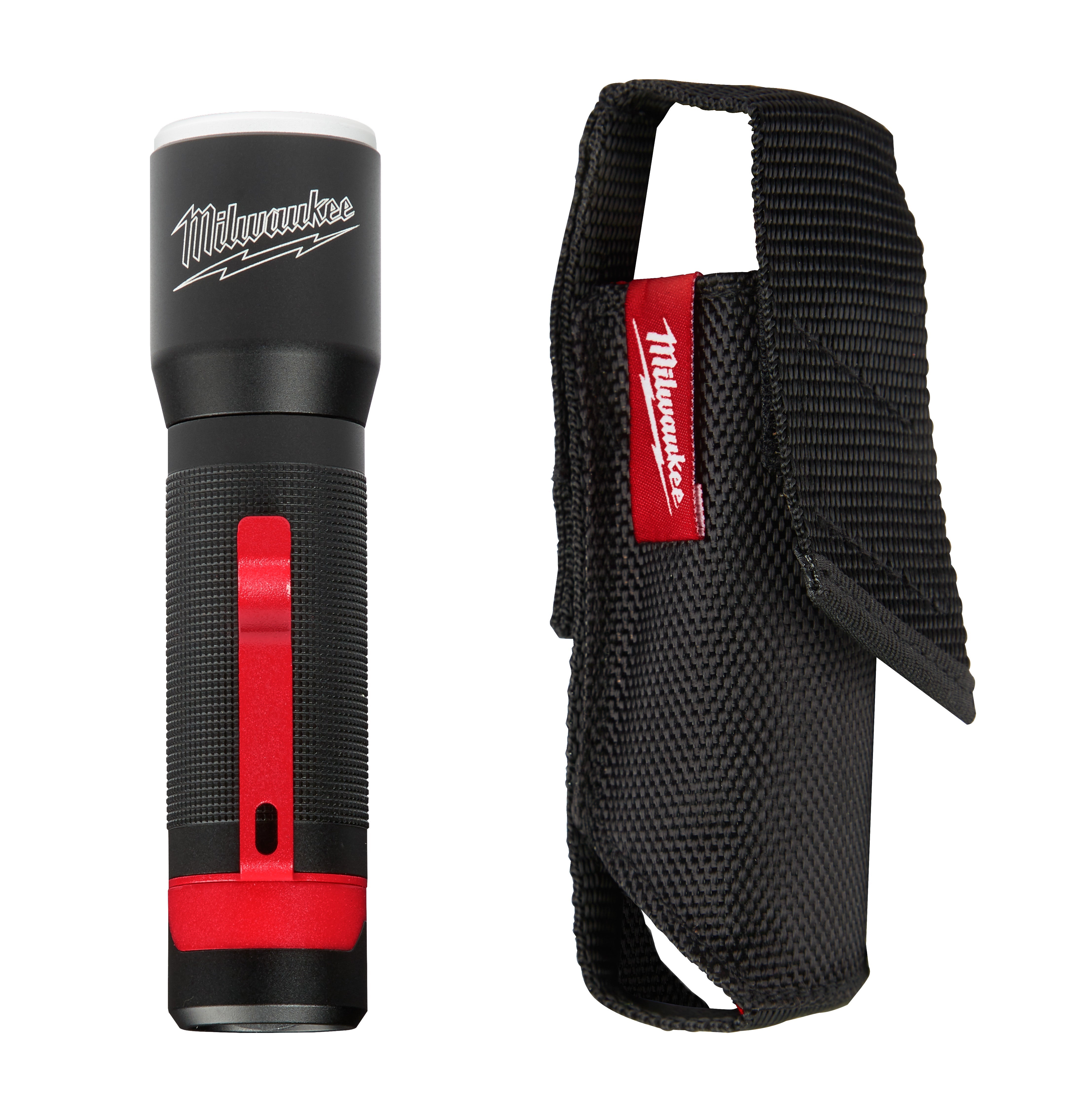 Milwaukee Electric 325/25 Lumens Focusing Flashlight With Holster, Includes (3) Aaa Batteries - MLW-2107S | MFVCanada.com