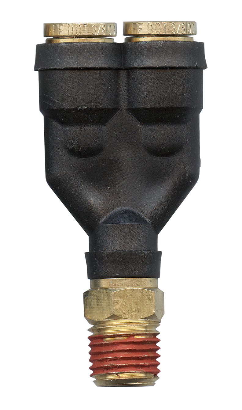 Fairview Composite DOT PTC Y Conn; 1/4Tx1/4Tx1/8MPTSW CPC1472YSW-4A | RogueFuel.ca