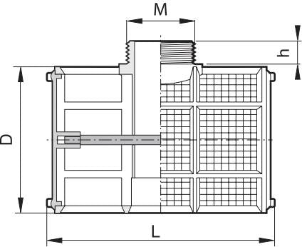 AGRAG 2" Foot Valve Screen - 304371 | MFVCanada.com