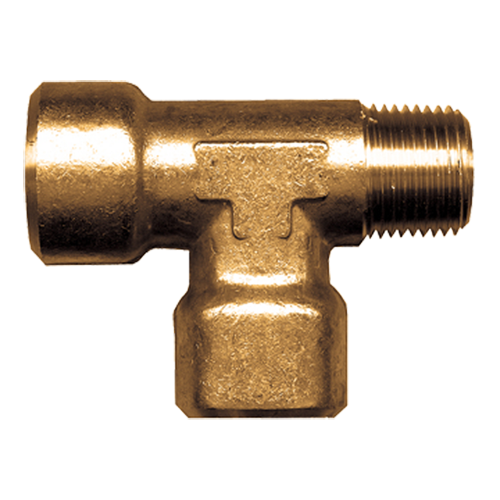 Fairview Tee;3/8 FPTx3/8 MPTx3/8 FPT;Lead Free Brass LF-107-C | RogueFuel.ca