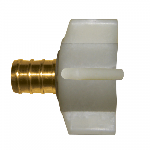 Fairview PexAdptr1/2x1/2F.Swt. w/PolyNut;Lead Free Brass LF-PEX-126SPN-10D | RogueFuel.ca